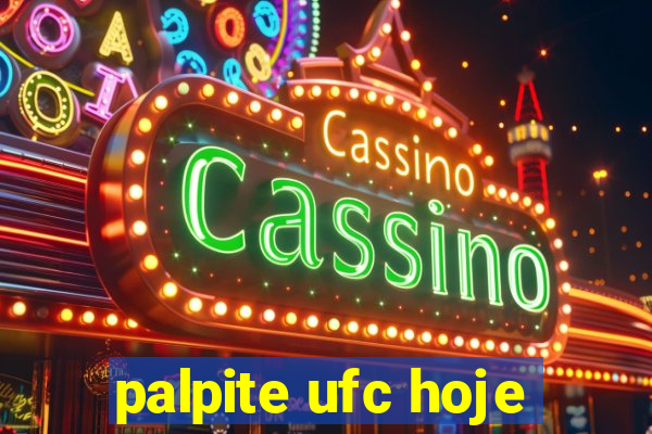 palpite ufc hoje